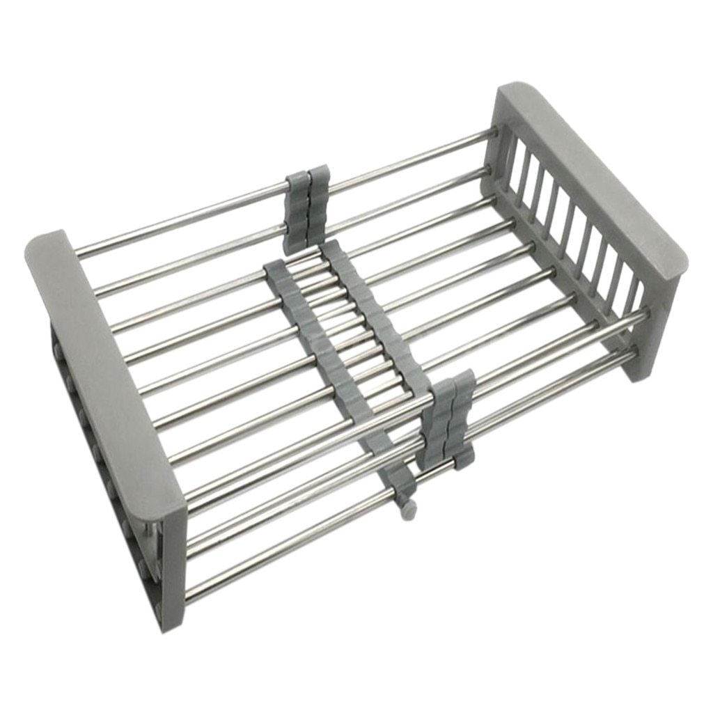 Retractable Stainless Steel Sink Drainer Rack